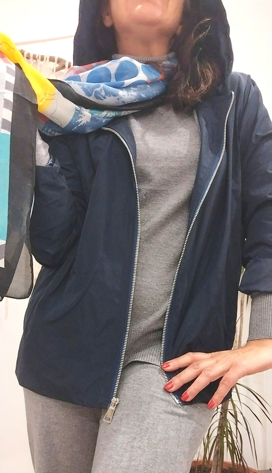 Parka com capuz