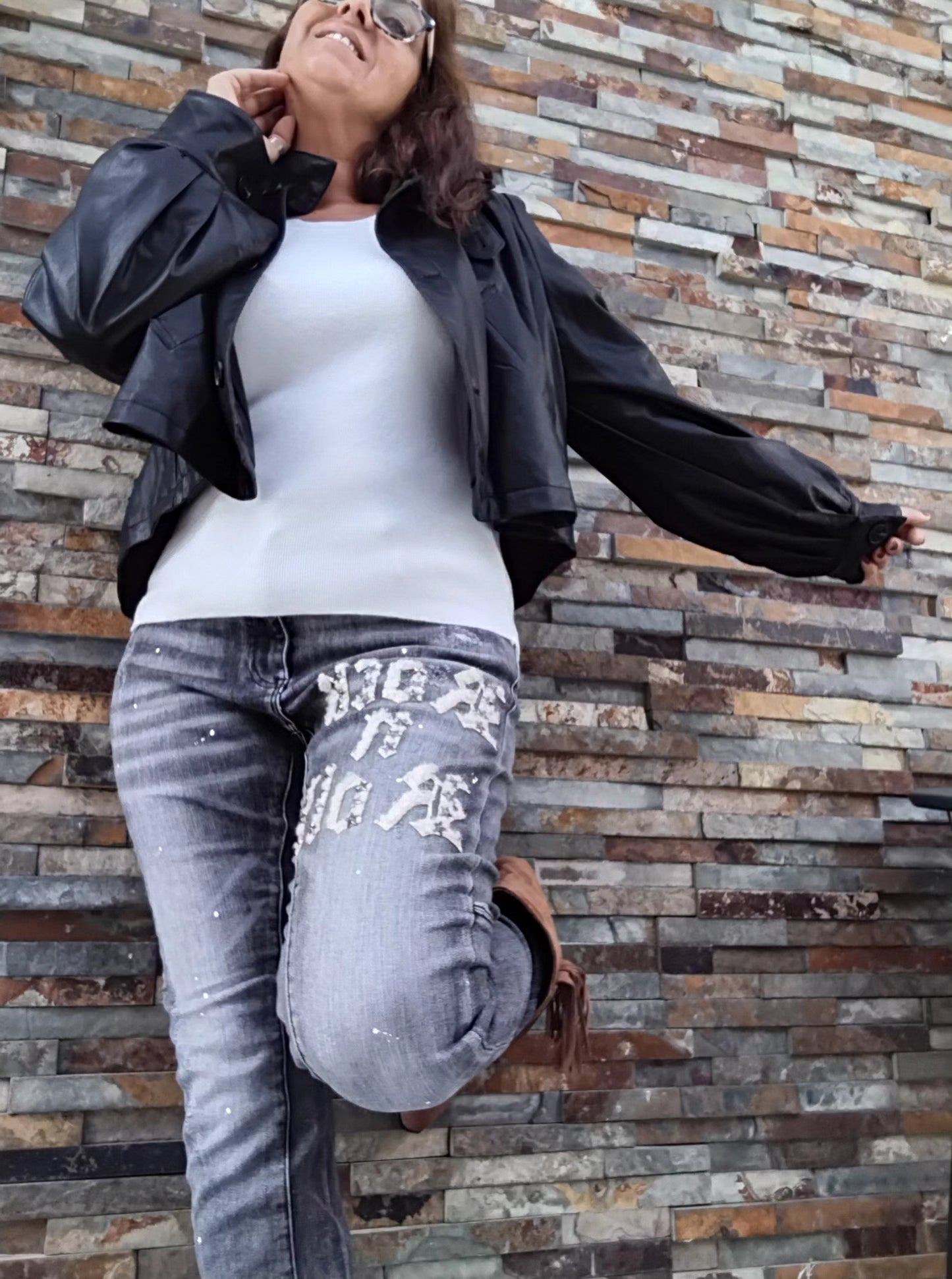 Calça ganga rock n'roll